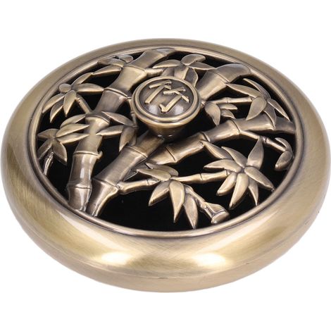 Brûleur d'encens en spirale métallique vintage, porte-encens en alliage pour salon chambre bureau (1/5)