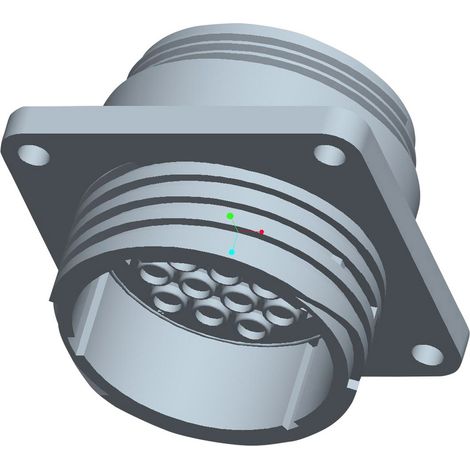 TE Connectivity 213870-1 Rundstecker Flanschbuchse Gesamtpolzahl: 19 Serie (Rundsteckverbinder): CPC