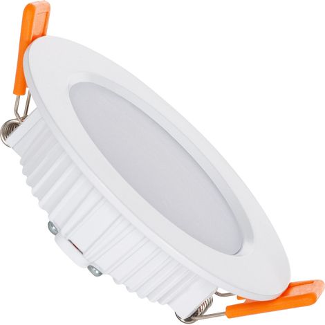 LED Downlight Einbaustrahler 6W Rund Chip OSRAM Aero 110 lm/W LIFUD Ausschnitt Ø 80 mm 2700K Warmweiß