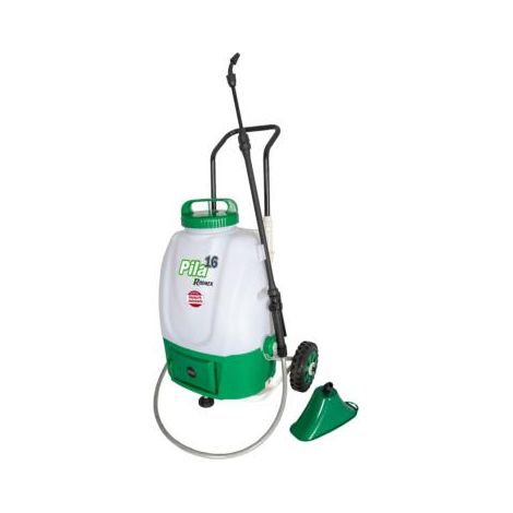 Ribimex – Pulvérisateur électrique 16L avec batterie Li-Ion 20V – Pression réglable 0-3 bars – Réservoir polypropylène détachable – Chariot sur roues