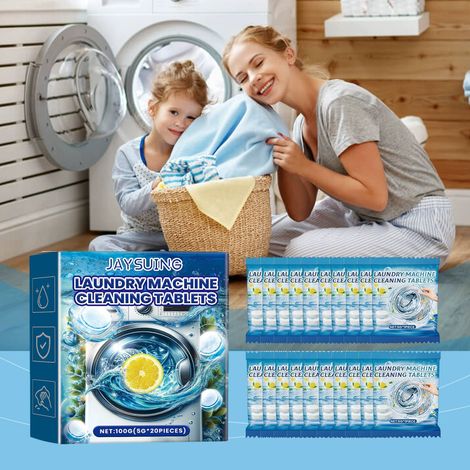 Washing Machine Stain Remover Sheets - Gentle Care for Washing Machine Tub - 100G (5G20pcs) -- BIEMMEDUE (1/5)