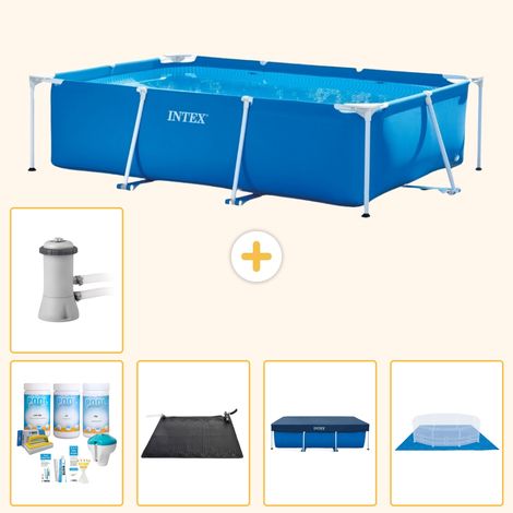 Intex Piscine Tubulaire Rectangulaire - 300x200x75 cm - 6-pièces  S20044 (1/5)