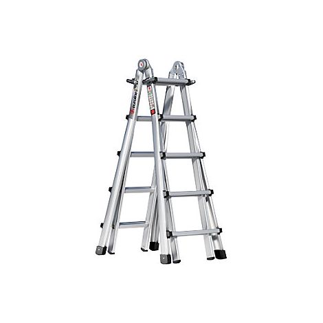 Escalera plegable Alu-Vario  con largueros telescópicos  4 x 5