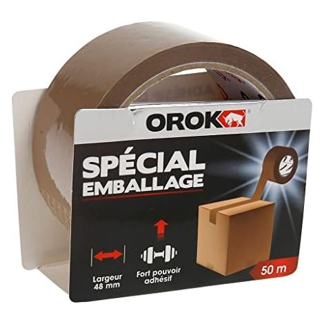 Orok Adhésif Emballage Havane50mx38mm - Orok