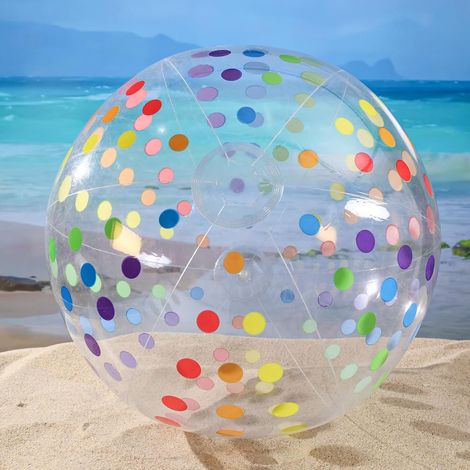 Ballons from plage to pois sehr populairit, ballons gonflabthe en PVC für enfants, ballons colorés, ballons für piscine extérieure, articthe from sport and from voll air (1/5)