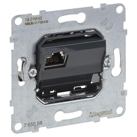 LEGRAND, SEANO 765058 PRISE DE DONNÉES RJ45 AVEC INSERT CAT6A STP BLINDÉ