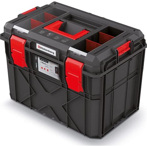 Mallette à outils avec organiseur Boîte à outils Boîte à outils avec porte-outils étanche à la poussière 546 x 380 x 407 mm (1/5)