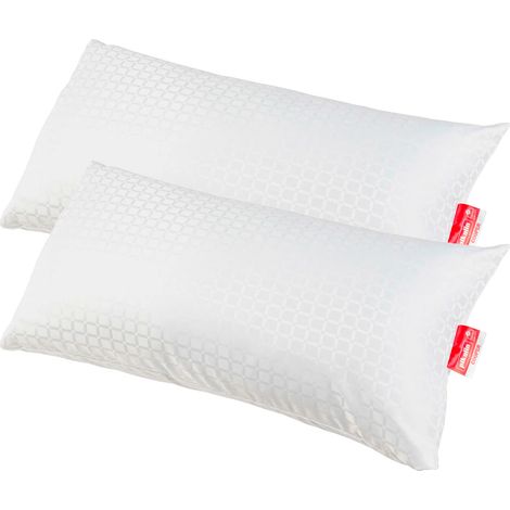 Oreiller en fibre Cooper, fermeté moyenne, hypoallergénique Pack 2 uds 70 cm