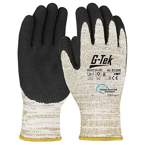 Pip France SAS D G-Tek 3RX Schnittschutz-Handschuhe Beige Schwarz Größe 8