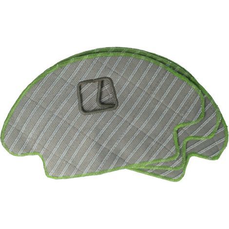 3x lingettes parquet carrelage compatible avec iRobot Roomba Combo aspirateur robot - lingette pour lavage, tampon microfibre 300175mm (1/5)