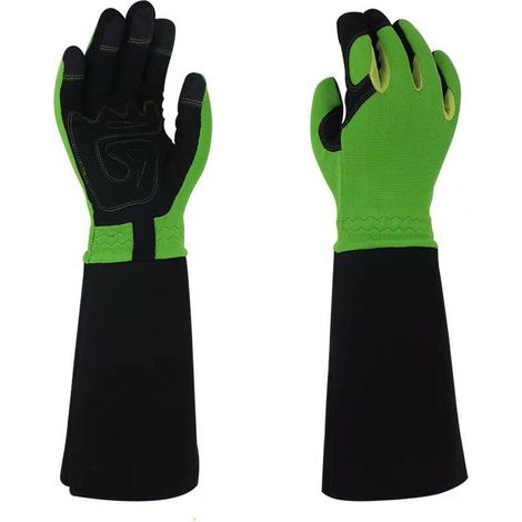 Long-sleeved garden gloves, thorn-proof gardening gloves for men and women