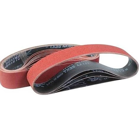 Schleifband 50 x 686 mm - Gemischtes Schleifband Set (3 x Körnung 60/80/120/180/240) für Bandschleifer 15-teilig, Schleifband (1/5)