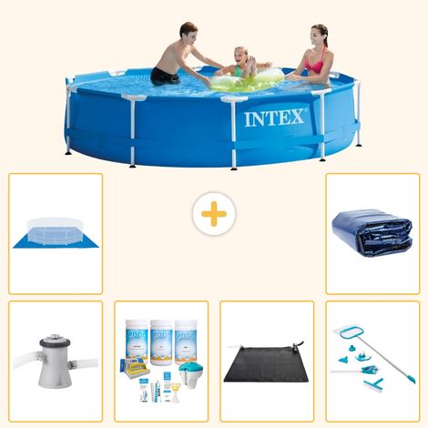 Intex Piscine Tubulaire Ronde - 305x76 cm - 7-pièces S20458 (1/5)