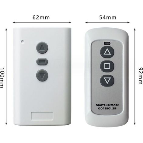 Commutateur de télécommande sans fil 433MHz, 220V projecteur universel rideau télécommande sans fil commutateur élévateur marque Contrôleur de tissu d'écran électrique