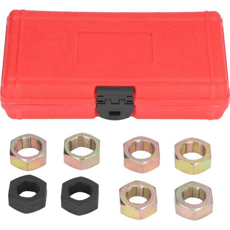 Set di utensili per la rifilettatura del perno dell'asse, utensili per la pulizia e la riparazione di filettature multi-specifica. (1/5)