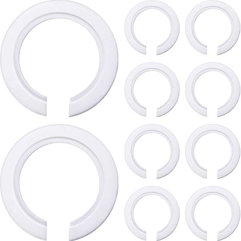 paquet De 10 E27 To E14 Convertisseur D'anneau D'abat-jour En Plastique, Rducteur D'anneau D'abat-jour Pour Le Montage Des Abat-jour  Vis Edison A (1/5)