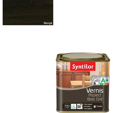 Vernis Aspect Bois Wengé Ciré 0,75L (1/5)
