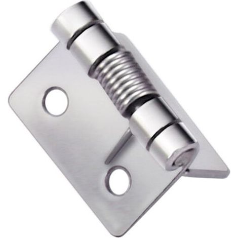 2 Stück selbstöffnende Federbänder, Türfederbänder aus Edelstahl 304, selbstschließende Bänder für verdeckte Türen (5 cm) (1/5)