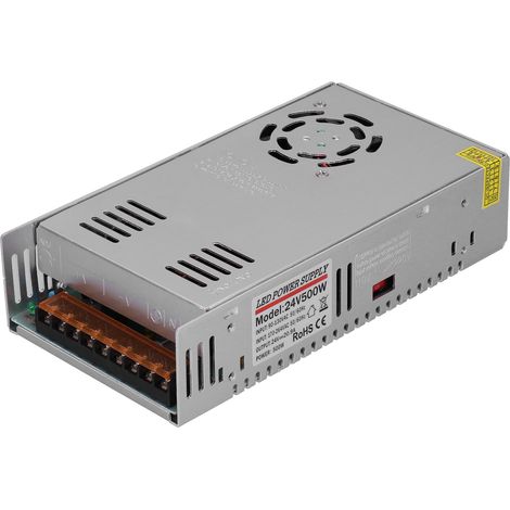 YY-500-24 Schaltnetzteil 90-264V auf 24V, geregeltes DC-Schaltnetzteil 24V 20,9A 500W. (1/5)