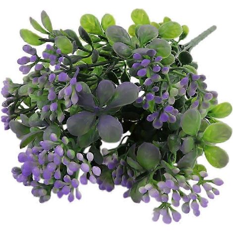 Bouquet artificiel décoratif pour fenêtre ou vase, idéal pour un mariage ou une fête. Disponible en 5 couleurs (30 x 10 x 10 cm). (1/5)