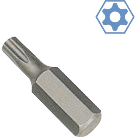 Embout hexagonal percé TT20, Hex 8mm