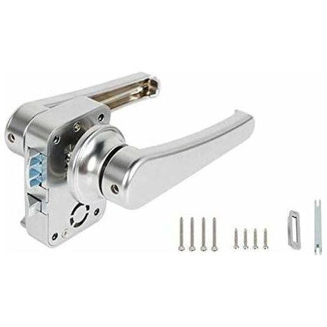 RV Serrure de Porte de Toilette Salle de Bain Serrure de Porte Caravane Bateau Loquet PoignéE Serrure RV Accessoires (1/5)