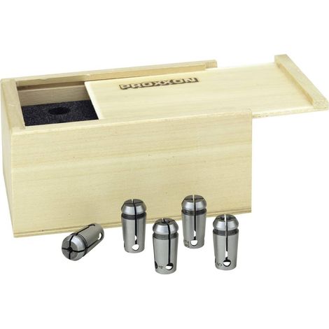 Proxxon Jeu de pinces de serrage pour PF/FF 230, 5 pièces (2,4 à 5 mm)