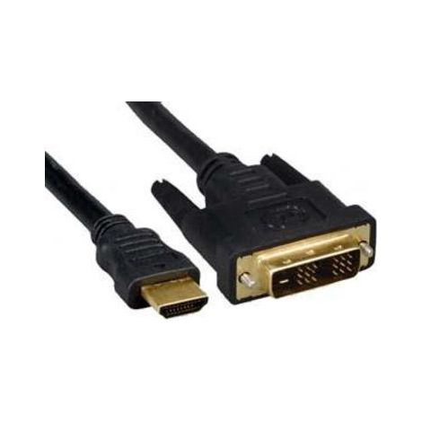 Câble DVI 18+1 Macho Vers HDMI HQ Or 24 K 1,5m