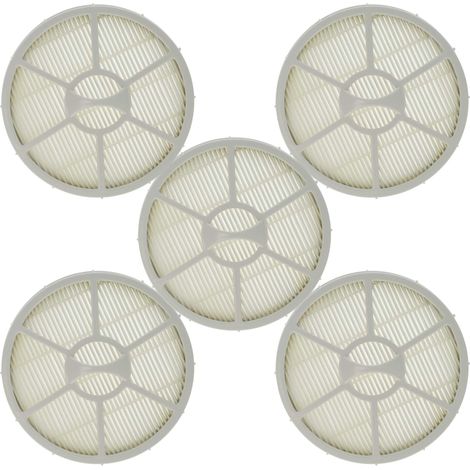 vhbw 5x filtro sostituisce Kärcher 2.863-238.0 per aspirapolvere - filtro HEPA bianco