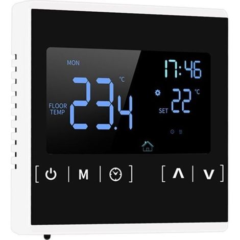 Thermostat programmable pour la maison Thermostat de chaleur à écran tactile intelligent Clear Comfort Affichage facile à lire (1/4)