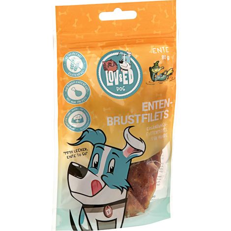 Lov&Ed Entenbrustfilets für Hunde, 80 g