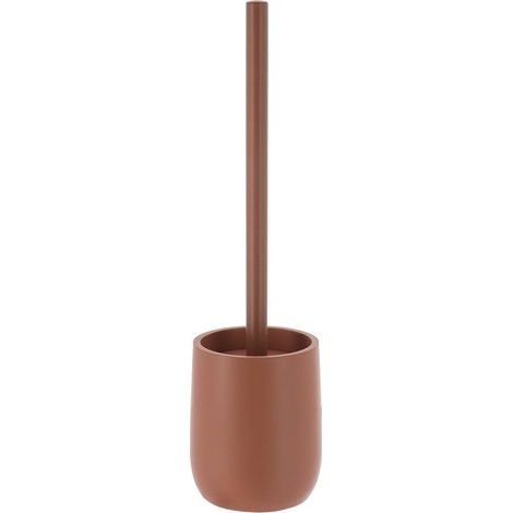 Wc-bürste aus einfarbigem polyresin - mocha - Tendance (1/3)