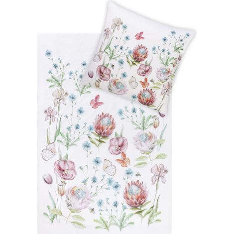 Set di biancheria da letto in raso Estella 3422/985 Josefa Mako, 200x220 cm, 3 pezzi (1/2)