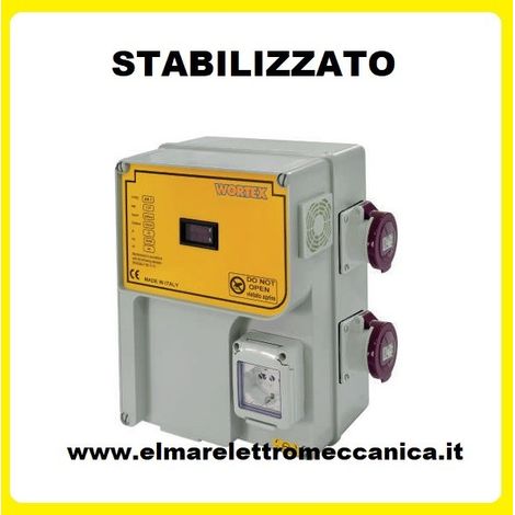 Quadro Stabilizzato Trasformatore 230 V Monofase 12 V CC 2 ABBACCHIATORI OLIVE