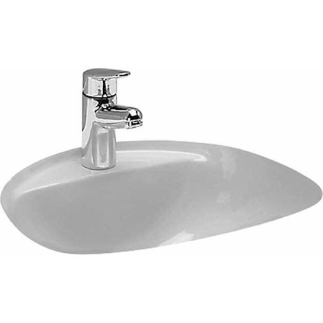 LAUFEN Bijou Einbauwaschtisch, von unten, mit Armaturenbank, 1 (1/4)