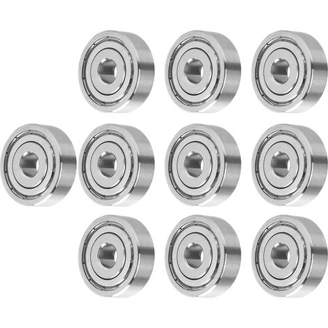 Lot de 10 roulements à billes miniatures en acier inoxydable pour équipements haute vitesse S6300ZZ 35 x 10 x 11 mm (1/5)