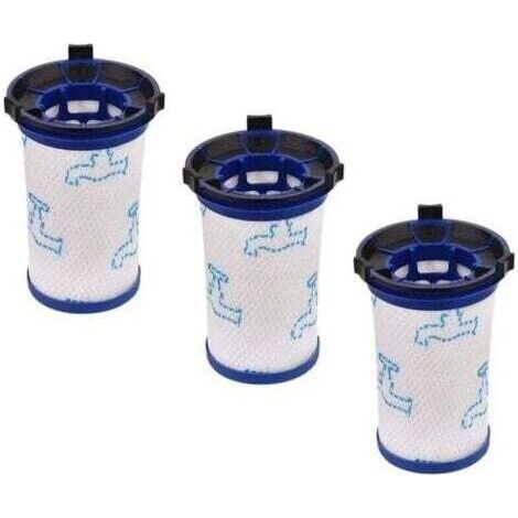 Filtres de rechange FlkwoH (lot de 3) pour aspirateurs Rowenta Air Force 360 RH9051WO, RH9057WO, RH9059WO, RH9081WO et RH9086WO et Tefal Air Force 360, accessoire de rechange alternatif à la référence (1/4)