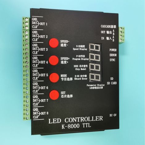 Contrôleur programmable T-8000TLL, contrôleur SPI, commande synchrone multi-unités (1/5)
