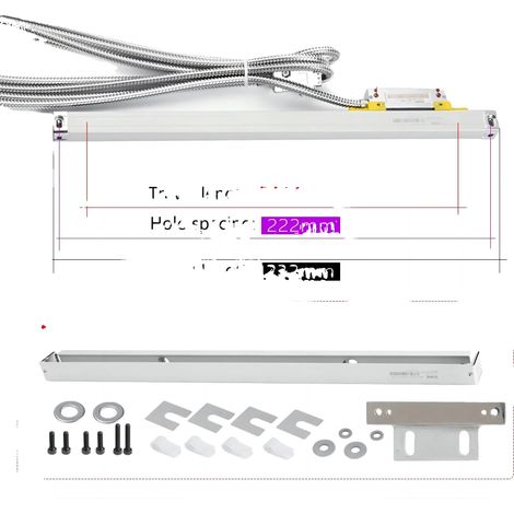 Scala lineare, alta precisione, protezione robusta, KA-500-120mm (1/2)