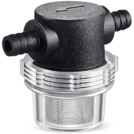 Twist On Tube Filtre de pompe à eau pour camping-car filtre de pompe à eau NPSM Entrée/Sortie avec 50 filtres en acier inoxy (1/4)