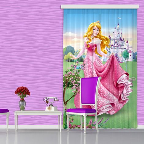 Rideaux Princesse Aurore Disney-Occultant : 140x245 cm (1/2)