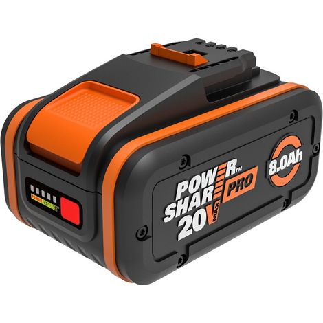 Worx WA3648 Akku 20 V 8,0 Ah schwarz (1/3)