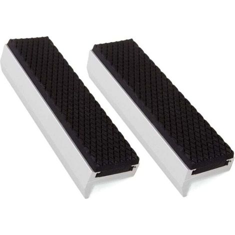 2 Pcs Mâchoires de protection de l'étau, mâchoires de rechange en aluminium avec aimants
