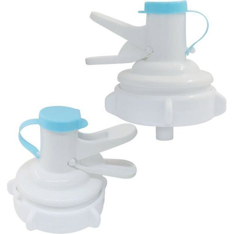 Robinet Distributeur Eau - 55 mm - Ouverture Couronne Sans Filetage - Anti-Fuite Anti-Goutte - Lot De 2 (1/3)