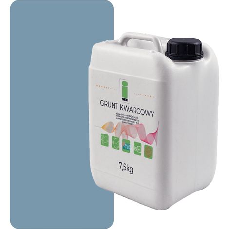 Primer al quarzo per intonaco siliconico, 7,5 kg, grigio ardesia chiaro F126 (1/5)