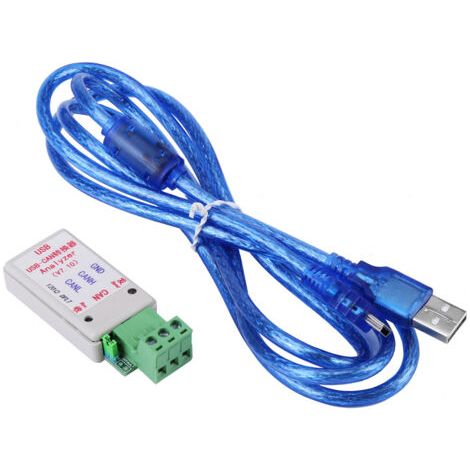 Adaptateur convertisseur USB vers bus CAN avec câble USB, compatible XP/WIN7/WIN8