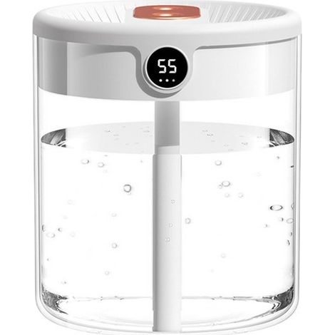 2-Liter-Luftbefeuchter mit Top-Fill-System – Feuchtigkeitssensor, Diffusor für Zimmer und Büro (1/2)