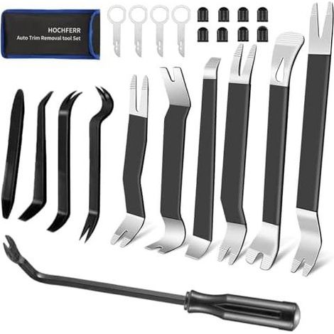 24-teiliges Werkzeugset zum Entfernen von Metallverkleidungen an Karosserieteilen, Türverkleidungen, Autoradios und Armaturenbrettern (Teil 2) (1/5)