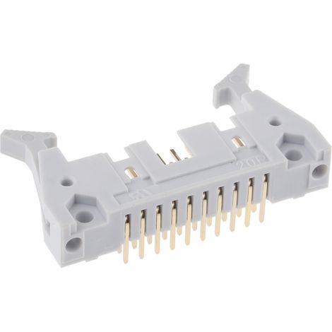 Embase pour CI RS PRO, 20 pôles , 2.54mm, 1A, Angle droit ( Prix pour 1 )