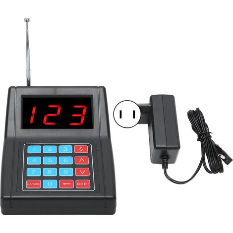 Système d'appel pour restaurant SU-668 SU-669 SU-680 SU-668S SU-669S, 999 codes, 1000m de portée, 100-240V prise US (1/5)